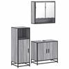 VidaXL Ensemble De Meubles De Salle De Bain 3 Pcs Sonoma Grey, Bathroom Cabinet, Bathroom Cupboard, Furniture of 3300978