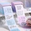 256 PCS/Set DIY Memo Pad Pull-out Roll Type Scrapbook Sticker Study Sticky Note  Creative Stationery