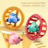Wind-up Cartoon Chick Toy 360 Degrees Rolling Wheel Chick Toy Educational Toddlers