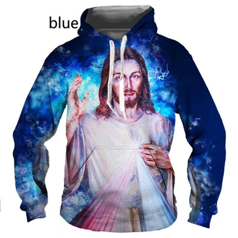 Христианский Бог Иисус Крест Толстовка 3D принт Толстовки Мужские/Женские Толстовка Harajuku Уличная мода детские толстовки мужские пальто