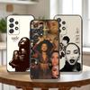 Чехол для телефона Sade Adu Love Deluxe для Samsung Galaxy A73,30,32,72,51,53,52,71,22,5G,Note,J7,8,9 Мягкий Черный Чехол