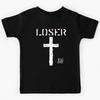 BIGBANG LOSER _quot_SIN WILL FIND YOU_quot_ CROSS WHITE Kids T-Shirt