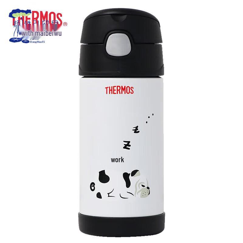 Thermos Термобутылка с трубочкой из нержавеющей стали F4011 с вакуумной изоляцией