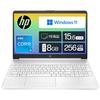 HP Ноутбук HP дюймовый Intel 12-го поколения Core i5 8 ГБ 256 ГБ SSD Full HD Windows 11 Home Office 2021 с Office Pure White 15s-fq5000 15.6 для дома и бизнеса