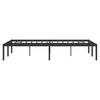 Metal Bed Frame Black 120 x 190 cm