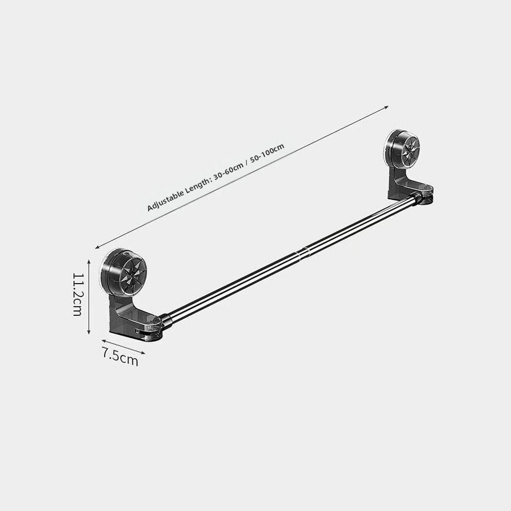 Suction Cup Towel Rack Stainless Steel Bath Holder Gifts Kitchen Bathroom Towel Rod