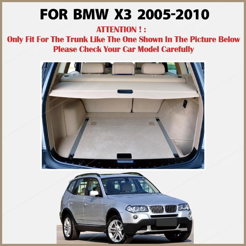 Коврик в багажник автомобиля для BMW X3 E83 2005 2006 2007 2008 2009 2010, коврик для багажника, внутренние детали, аксессуары