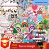 50 креативных водостойких наклеек с мультяшным граффити для блокнотов и чемоданов