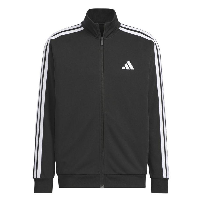 Adidas Ss25 M Mh 3S Brand Logo Striped Sports Long Sleeve Jacket Men Jacket Black White JV6977