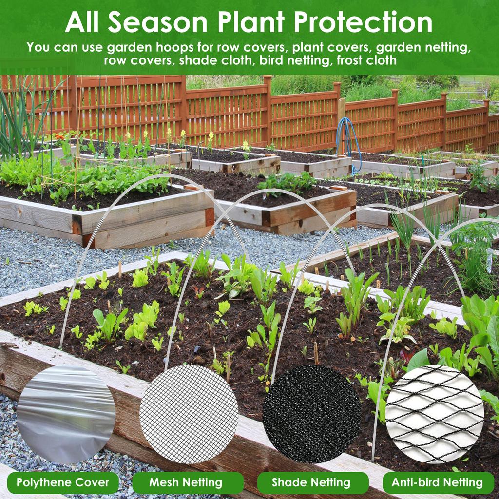 Набор дуг для теплицы, многоразовый набор для выращивания из стекловолокна, арка для рассады, кронштейн для навеса, опора для туннеля для выращивания овощного сада, горячая распродажа