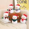 Anime Christmas Snowman Pendant Fluffy Xmas Ornament Snowman Plush Toy  Christmas Gift