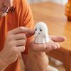Personalized Birthday Present Middle Finger Ghost Statue Funny Holding Nose Resin Figurine Novelty Halloween Bathroom Decoration for Toilet