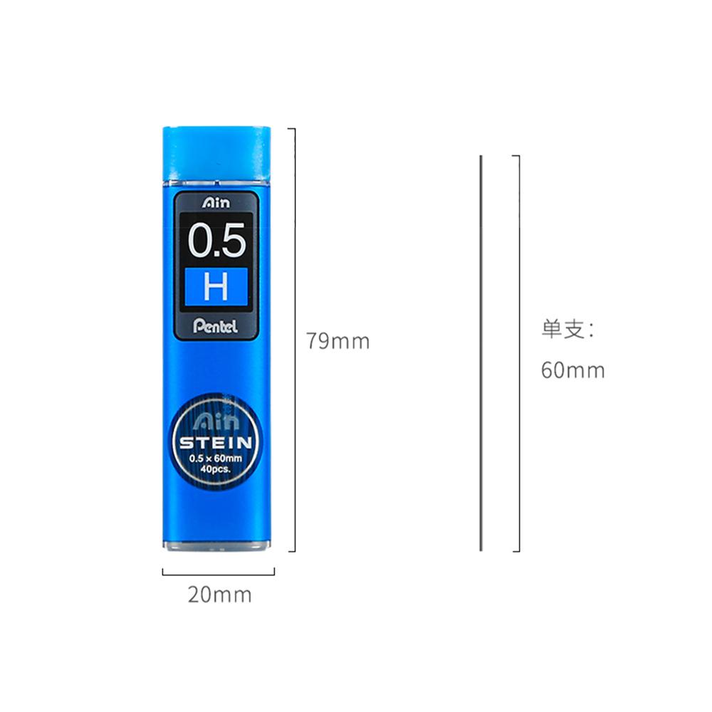 1 шт. Механический карандаш Pentel C275 Сверхтонкий HB/2B Черный полимерный грифель Stein 0,3/0,5/0,7/0,9 мм Канцелярские принадлежности