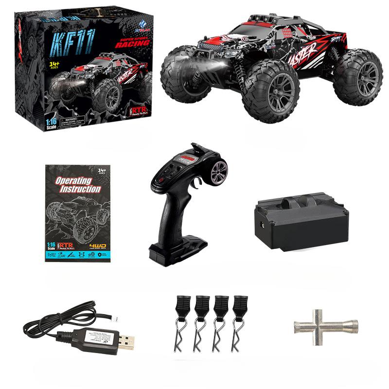 Новый 4WD 1:16 2.4G внедорожный радиоуправляемый автомобиль 4WD 33 км/ч электрический высокоскоростной гоночный дрифт IPX6 водонепроницаемый игрушки с дистанционным управлением для детей Подарки