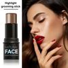 All-in-One Highlighter Blush Bronzer 3D Face Contour Makeup Stick Waterproof Long-lasting Highlighter Cream Non-greasy Face Blush Beauty Stick