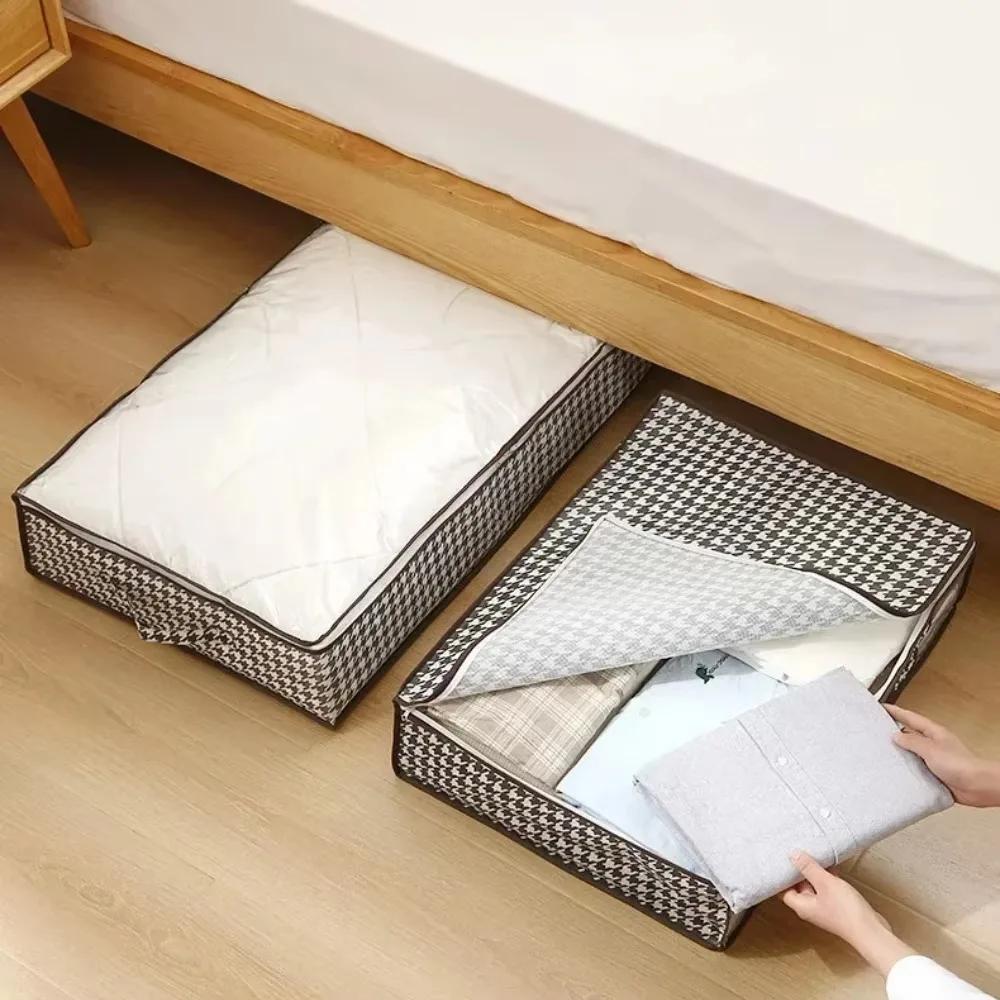 Non Woven Fabric Quilt Storage Bag Foldable Dustproof Toys Bags Moisture Dust Proof Luggage Bags Simplicity Storage Container