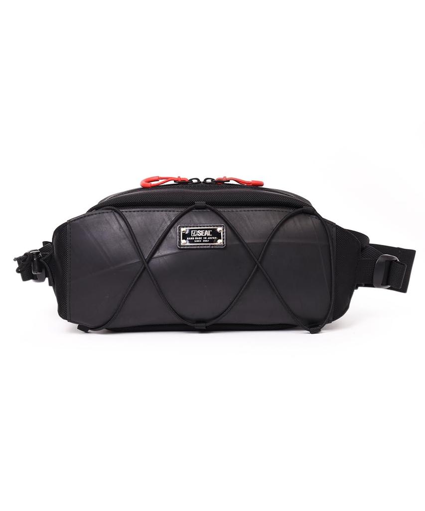 SEAL Elastic Bodybag Waterproof Shoulder Bag for Bag - Bag/Waist Men, Motorcycle/Crossbody (PS-214BK)