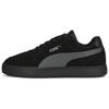 New Suede Low Top Skateboard Shoes Unisex Black Gray 391939-01