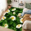 White Daisies Living Room Nonslip Area Rug Soft Carpet For Bedroom Game Playroom Sofa Office Home Decor Doormat Christmas Gift C9261386