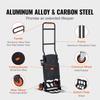 Aluminum Hand Truck, 2 in 1, 300 lbs Load Capacity, Heavy Duty Industrial Convertible Folding Hand Truck and Dolly, Utility Cart Converts from Hand