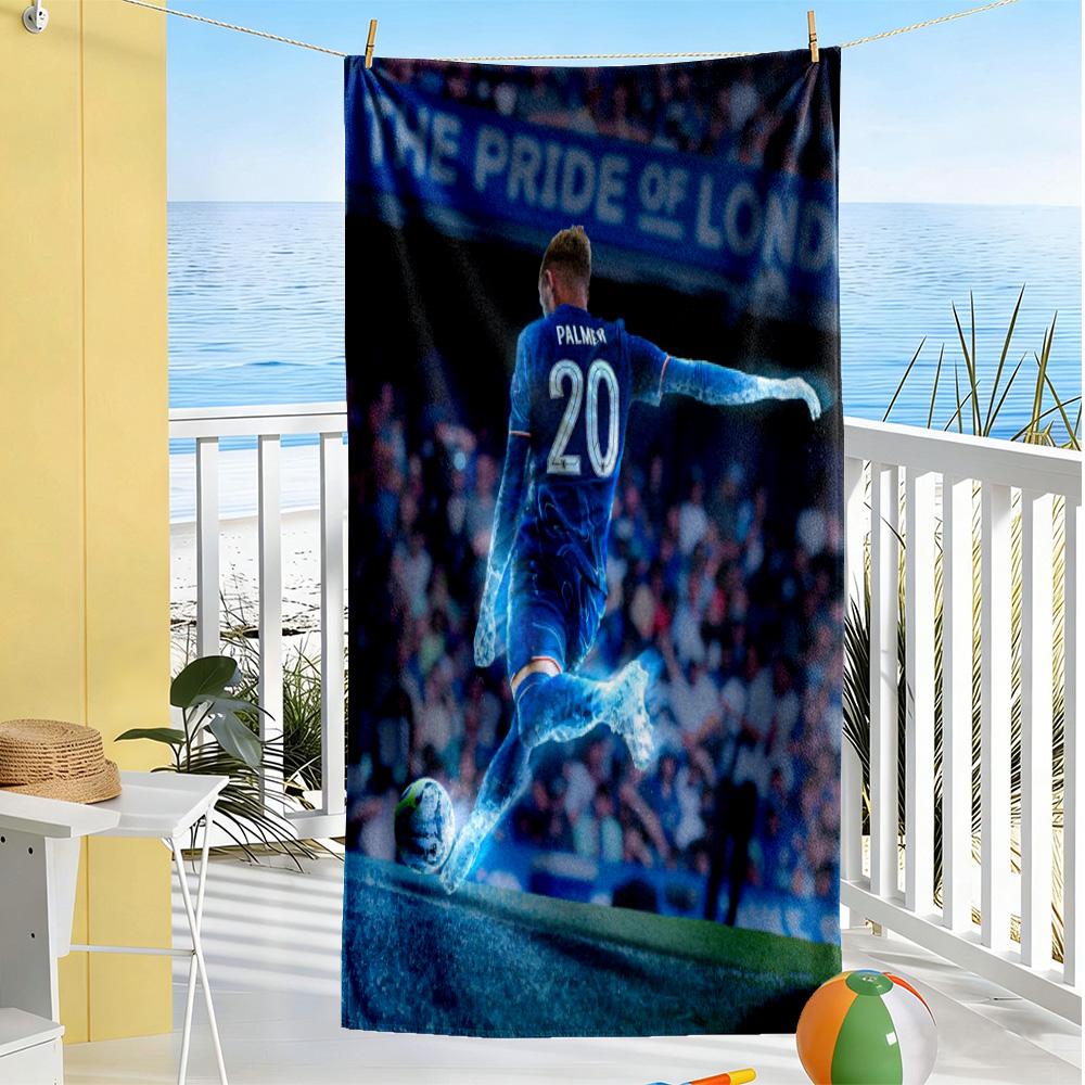 Chelsea Fc Football Player Beach Towel Soft Durable Quick-Dry Comfortable Lightweight