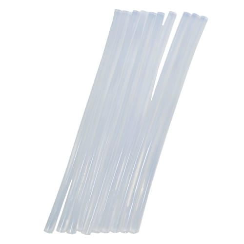 MYmama Super Strong Long Glue Sticks, Clear, 7mm, for Glue Guns, Strong Adhesion, High Temperature Bond, Glue Core (Clear, 20cm, 10 Sticks (985-4))