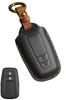 Kinotaka Genuine Leather Smart Key Case for New RAV4 Prius 50 Crown 220 Land Cruiser Prado Late New Corolla Key Cover Toyota, CH-R, Series, Camry,