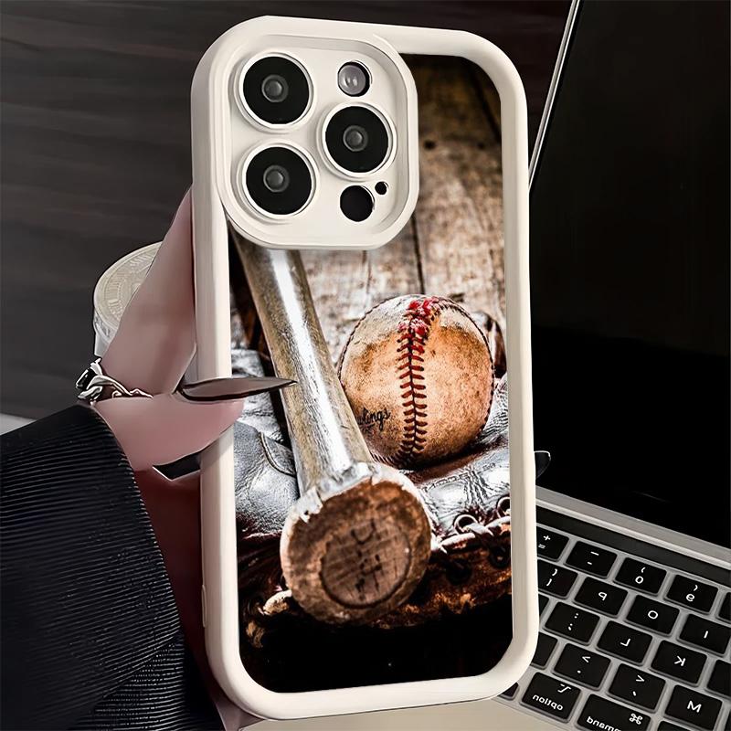 Phone Case for iPhone 17 Air 16E 15 16 Pro Max Baseball Sport Cover 14 Plus 13 12 Mini Soft Shell Silicone Fundas