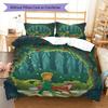 Little Prince Bloom Bedding Quilt Set Quilt Cover Pillowcase Home Decoration Birthday Gift (1 * duvet cover + 2 * pillowcase, without core)