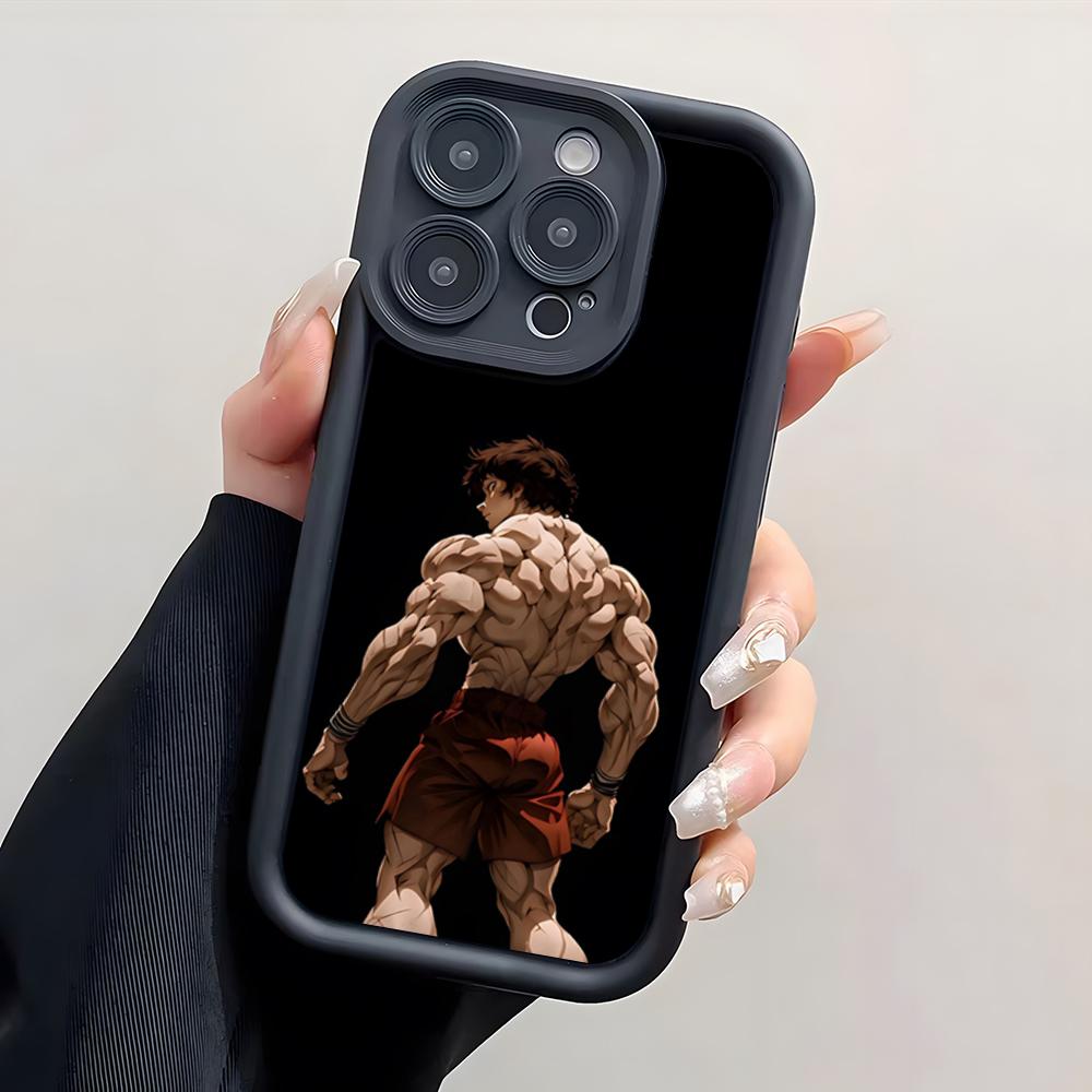 Anime B-Baki Hanma Phone Case For IPhone 17 Pro Max 15 Pro 16 14 Plus 12 13 Mini 11 Pro Shockproof Cover