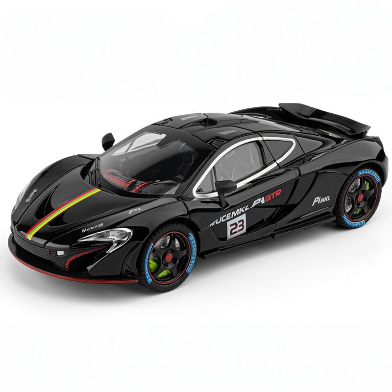 1/24 Суперкар McLaren P1 GTR Сплав Литой Модель Автомобиля Звук и Свет Инерционный Детский Игрушечный Автомобиль Коллекция Классических Украшений