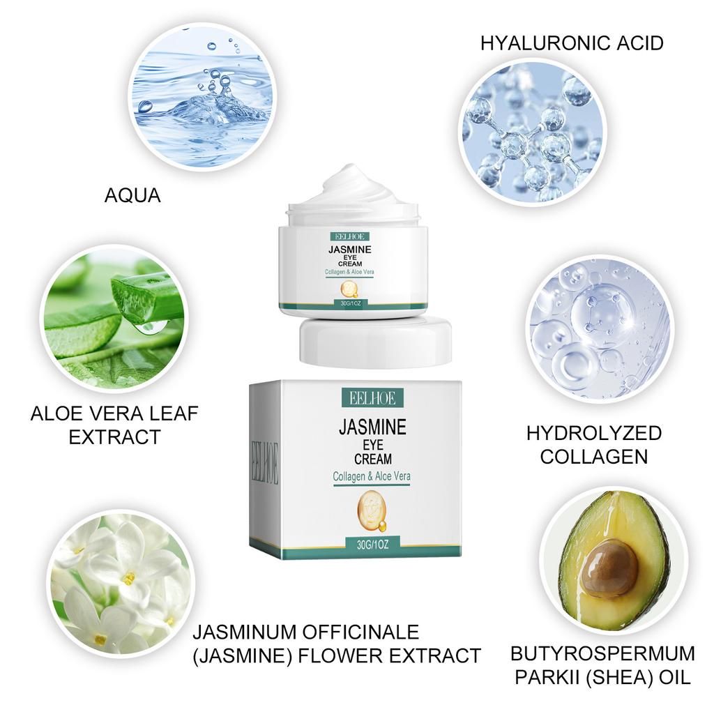 Крем для кожи вокруг глаз против морщин EELHOE Уход за кожей вокруг глаз Уменьшает появление темных пятен Сухие морщины Мелкие морщины Укрепление и восстановление