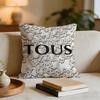 Trendy Brand Ttous jewelry Cushion Cover Short plush pillowcase for bed sofa carwashable