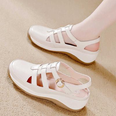 Мода Супер Легкий Открытый С Задней Части Обувь Для Женщин Среднего Возраста Уличные Сандалии Одноразовые Тапочки Кроссовки Спорт Оригинал