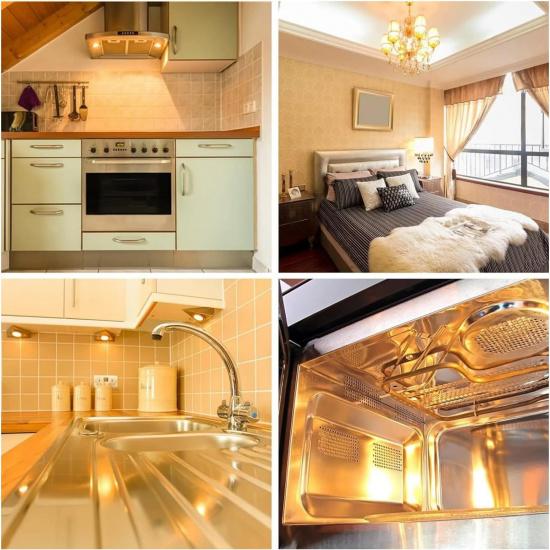 2 Pack 120V 50W Light Bulb Halogen Light Bulb Lamp for GE Microwave Oven, Night Light/Stove Light/Surface Light Bulb, Replaces WB08X10057, WB08X10051