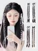 Synthetic Hair Extensions Long Braid Claw Ponytail With Bow Ribbon For Women Synthetic Fiber Wigs Hair Accessories For Parties And Daily Use