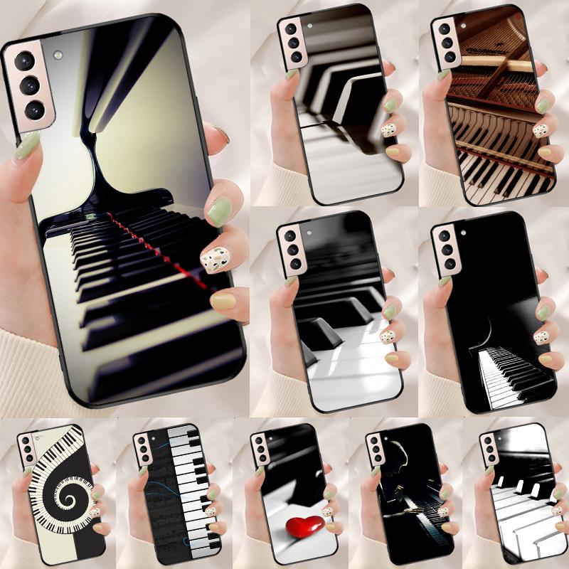 Клавиши пианино Дизайн клавиатуры Чехол-футляр Для Samsung Galaxy S25 Ultra S9 S10 S20 S21 FE S22 S23 Plus S24 Ultra Чехол для телефона