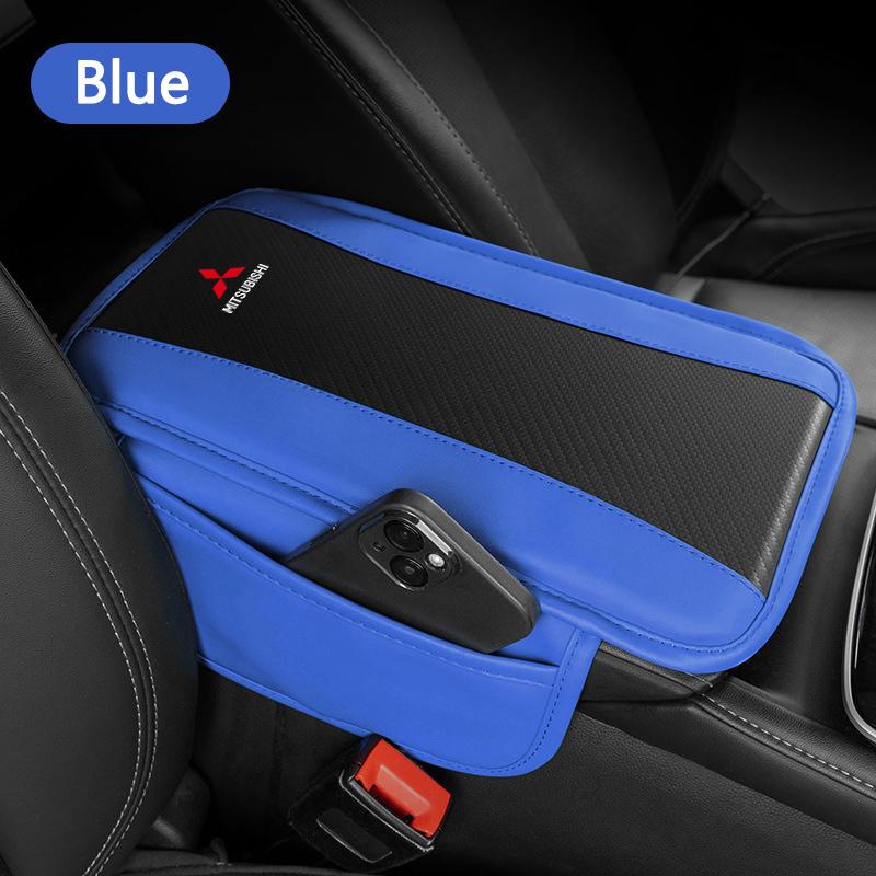 cxbkdv1 Car Armrest Storage Box Cover Auto Armrest Leather Cushion Fit For Mitsubishi Asx Lancer 10 Outlander 3 l200 Pajero Sport Galan