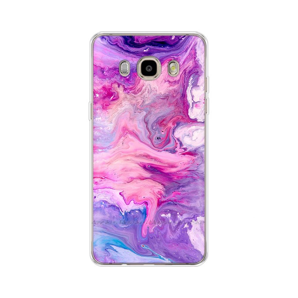 Для Samsung Galaxy J5 2016 Чехол J510 J510F/ds J510FN Крышка Модный Ромашка Мягкие Защитные Чехлы Для Samsung J5 2016 Fundas Coque
