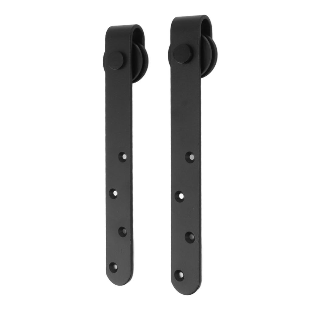 Barn Door Hardware Kit Sliding Barn Wooden Door Hardware Mini Barn Door Track for Single Double