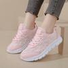 Women's Shoes Cold Sticky Shoes Breathable Casual Sports Shoes Soft Sole Comfortable Outdoor Jinjiang Shoes Versatile Running White Shoes