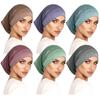 Women's Cross-Border Solid Color Tube Hat - High Elasticity Mercerized Cotton Snood
