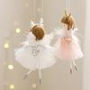 Fabric Xmas Tree Pendant Doll Girl Hanging Pendant Christmas Tree Decor  Xmas Holiday Party