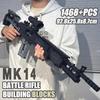 Военная винтовка MK14, боевая винтовка, армейская снайперская винтовка M24, набор строительных блоков, наборы кирпичиков оружия, игрушки для детей, мальчиков, подарки