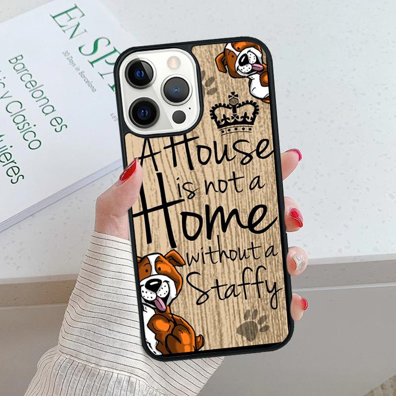 Чехол для телефона Staffordshire Bull Terrier Стаффордширский бультерьер Стаффи Для iPhone SE2020 15 16 14 13 12 11 Pro Max Чехол Для Apple 8 PLUS 7 fundas