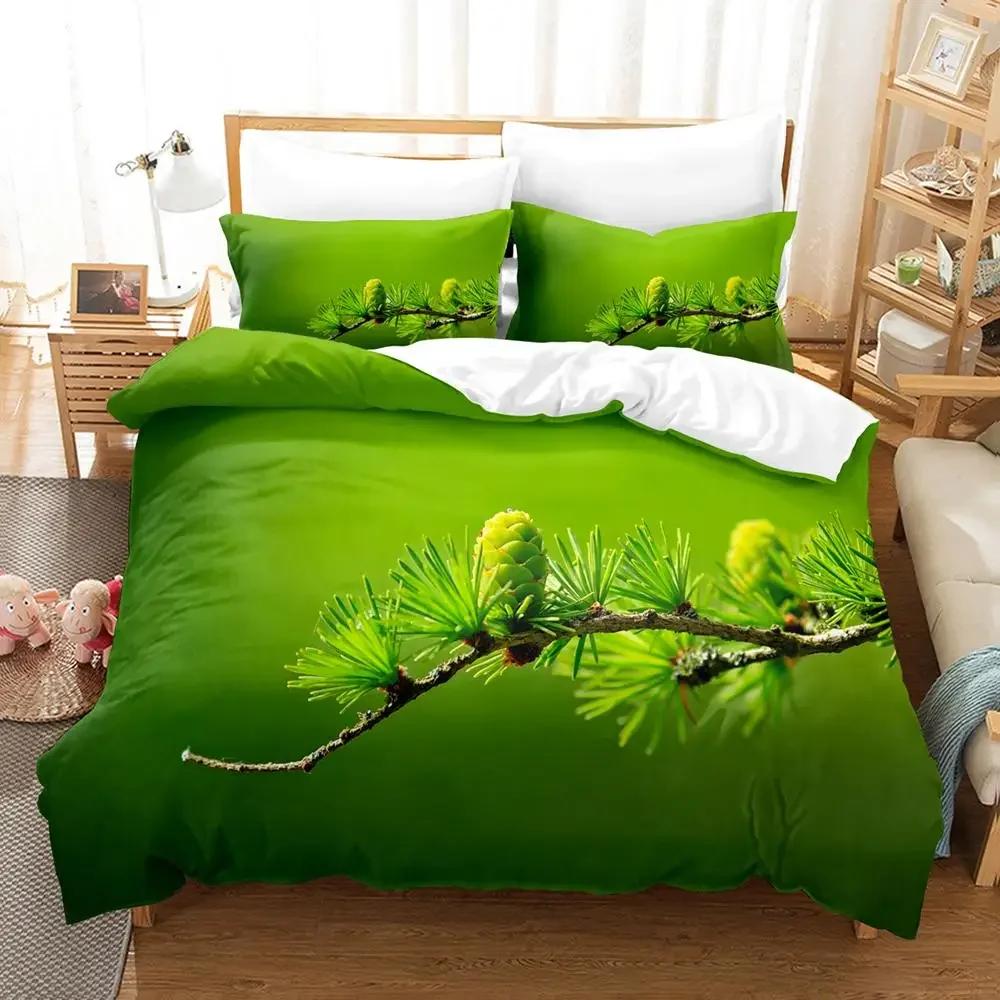 Комплект пододеяльников Natural Landscape Blue Sky Lawn Flower Double Queen King Size 2/3 шт. Полиэстеровое одеяло для детей, подростков и взрослых