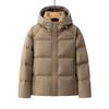 Short Hooded Down Jacket Men's Bread Jacket Teen Casual White Duck Down Thickened Warm