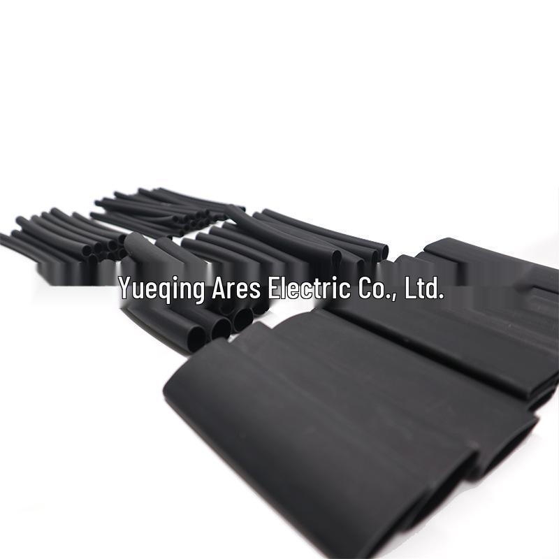 Black 4:1 Waterproof Heat Shrink Tubing, Eco-Friendly Insulation, PE Material