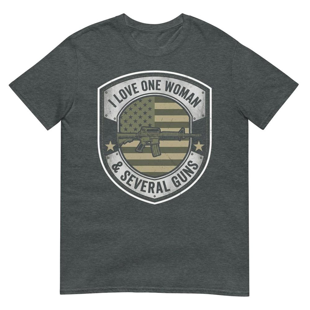 I Love One Unisex Several Guns Husband Funny Gun Unisex TShirt