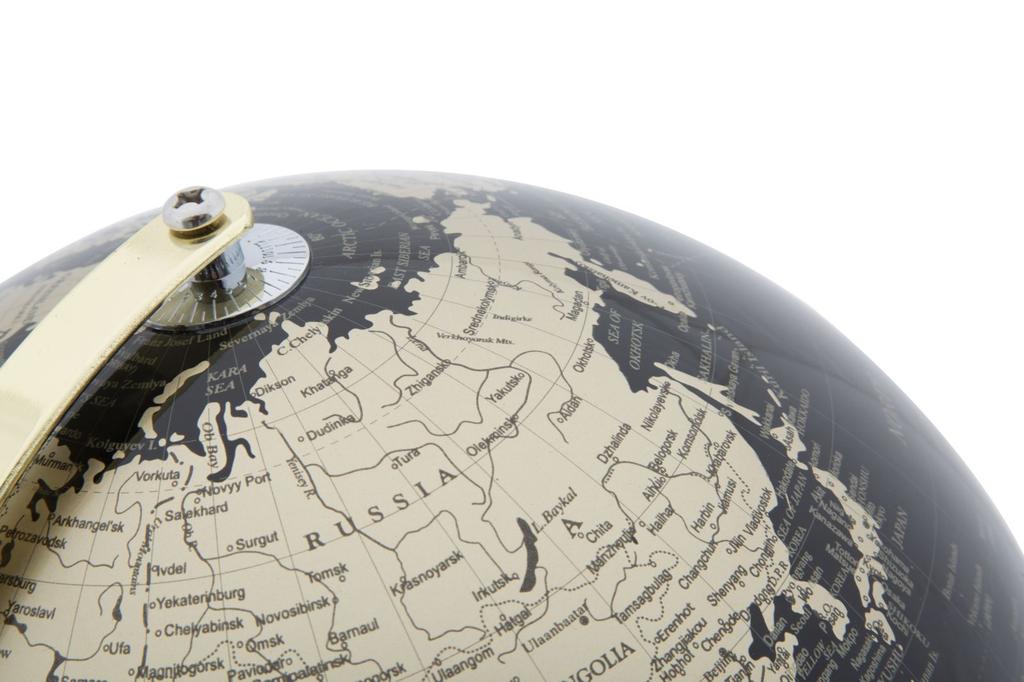 Глобус Золотой см Ø 25X34